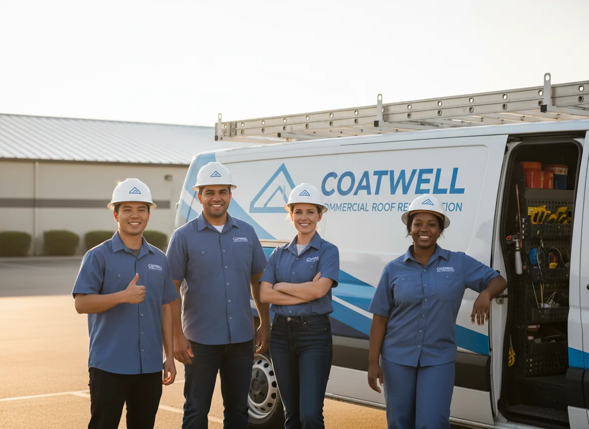 Commercial roof coating company in Dover, MN